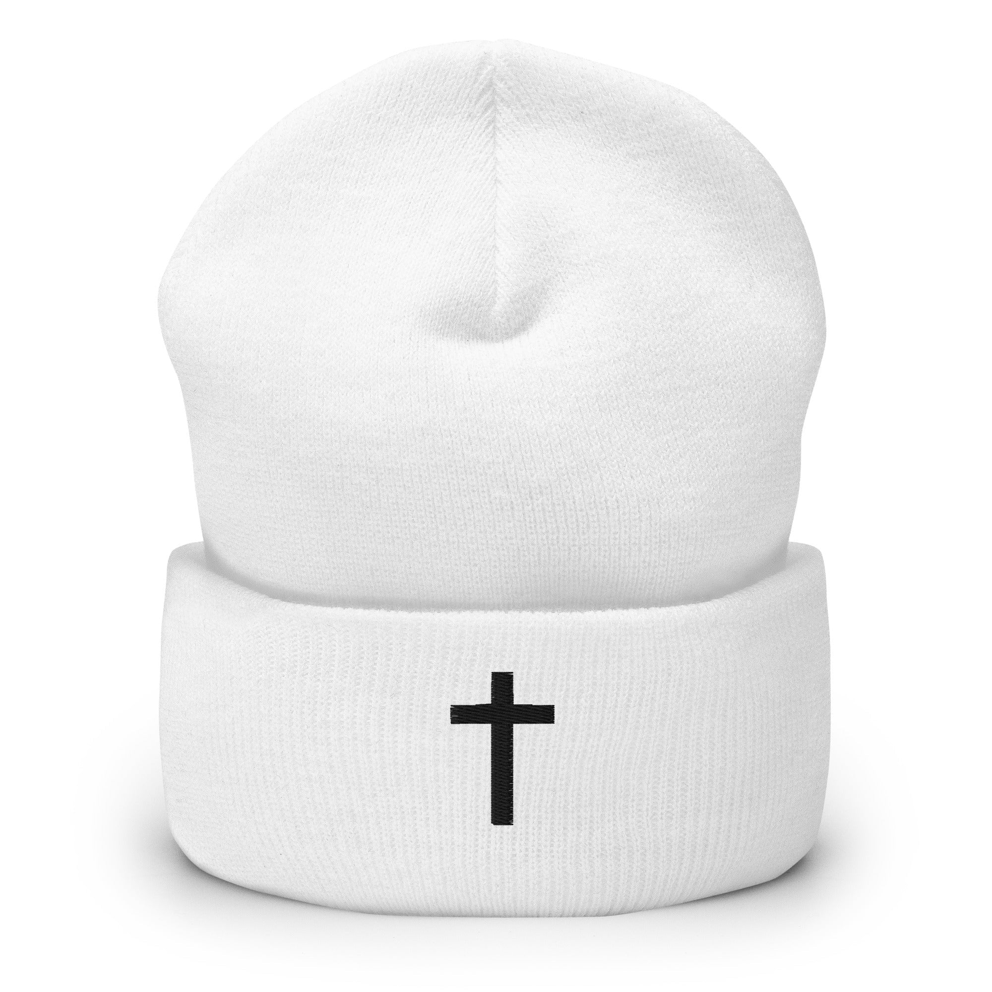 Cross Beanie - Sandy Coast Faith