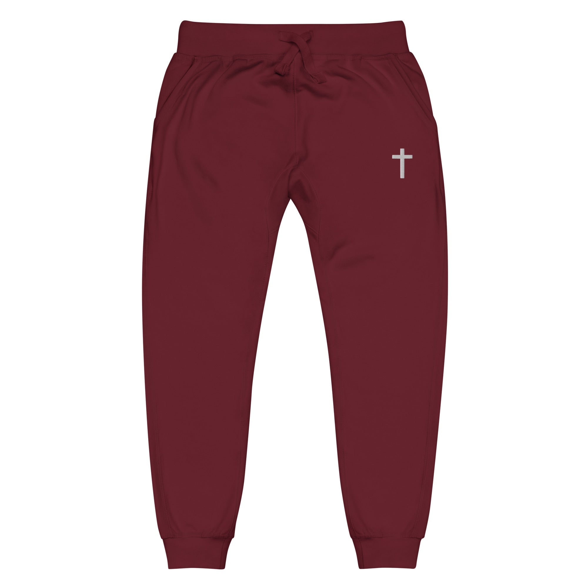 Everyday Cross Emblem Sweatpants - Sandy Coast Faith