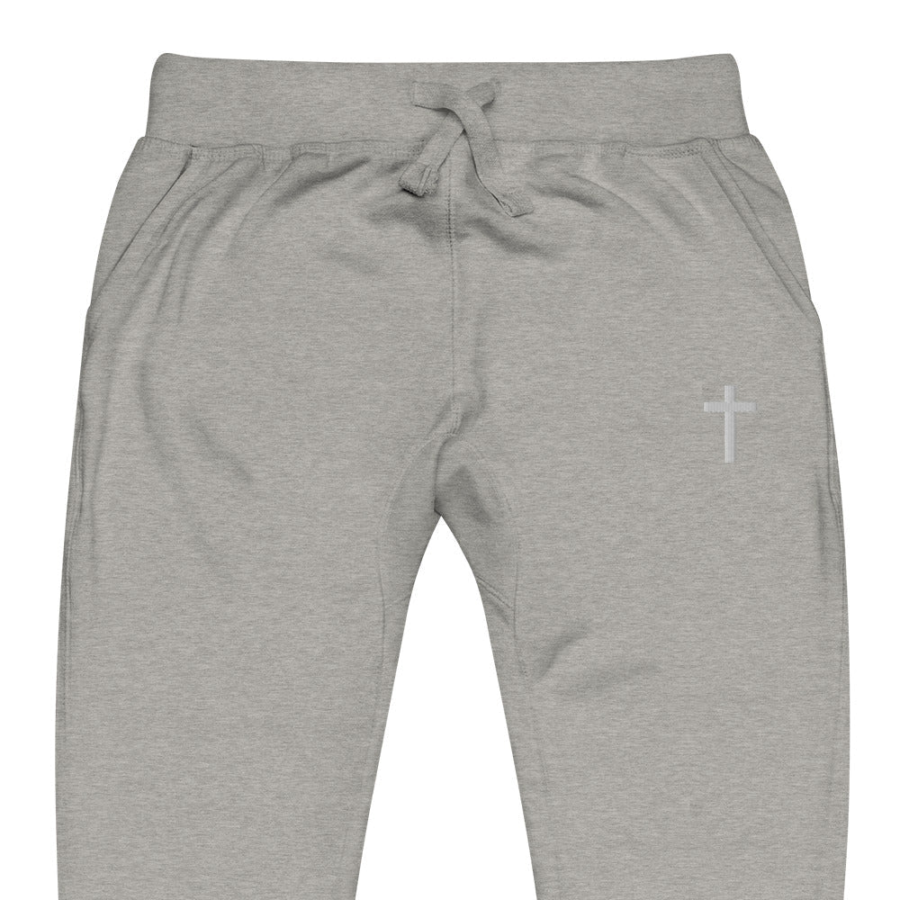 Everyday Cross Emblem Sweatpants - Sandy Coast Faith