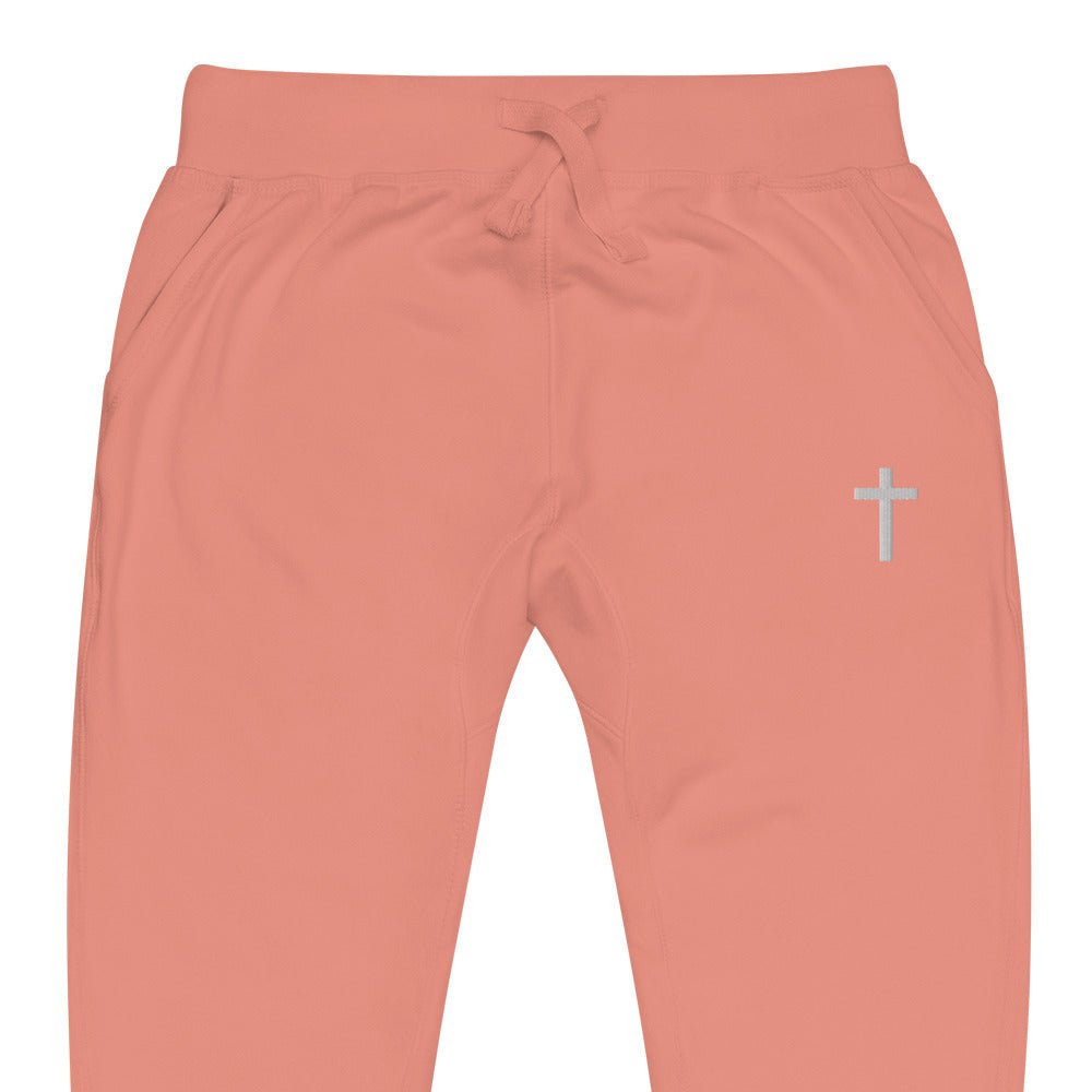 Everyday Cross Emblem Sweatpants - Sandy Coast Faith