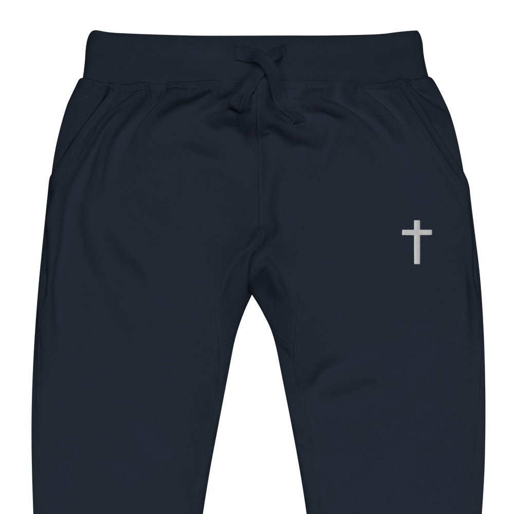Everyday Cross Emblem Sweatpants - Sandy Coast Faith