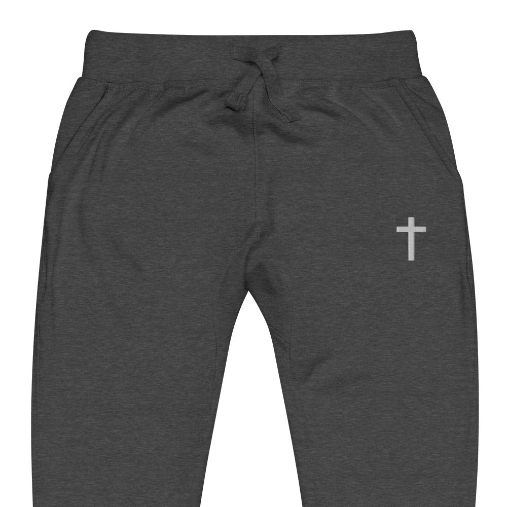 Everyday Cross Emblem Sweatpants - Sandy Coast Faith