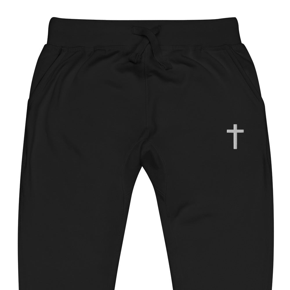 Everyday Cross Emblem Sweatpants - Sandy Coast Faith