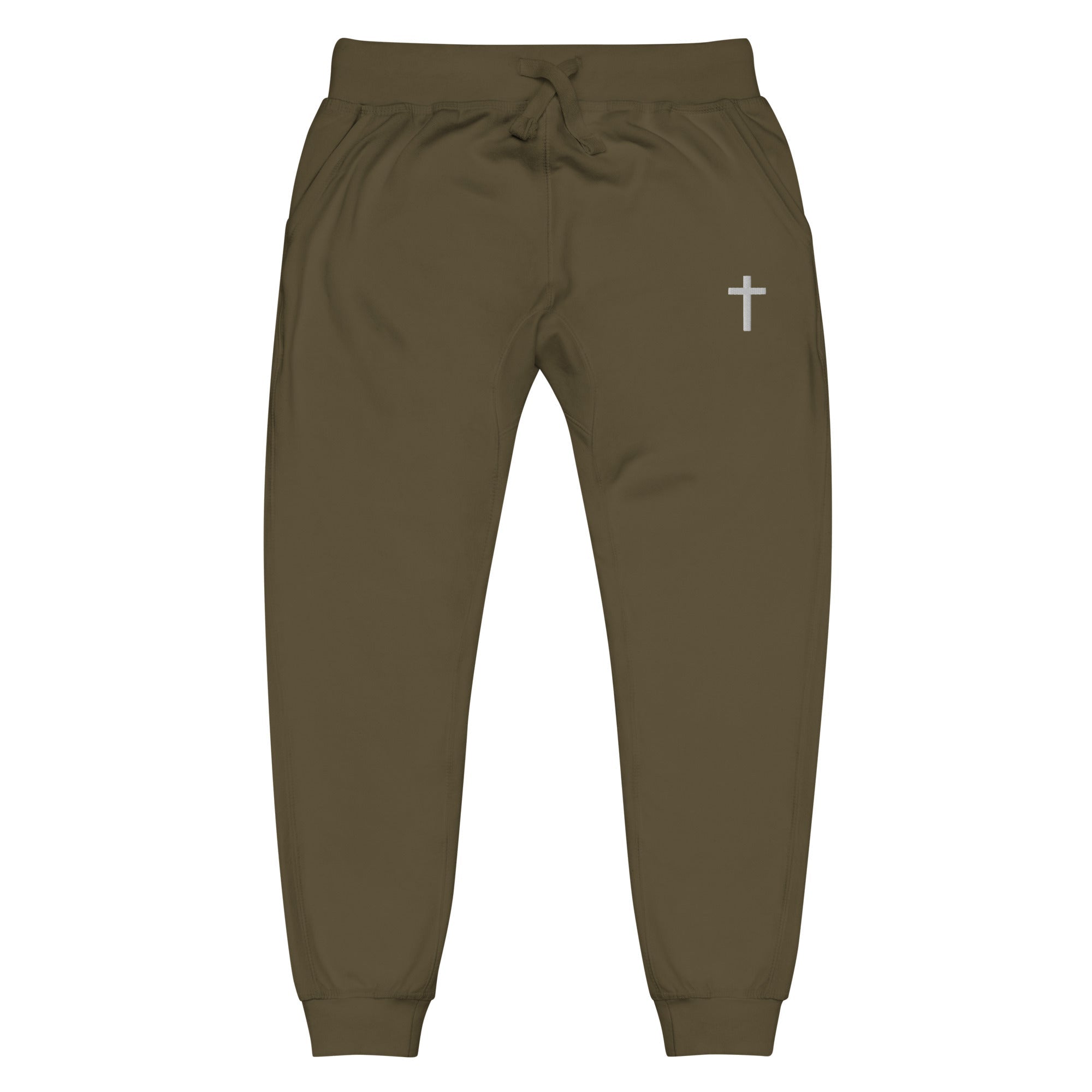 Everyday Cross Emblem Sweatpants - Sandy Coast Faith
