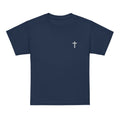 Everyday Cross Embroidered Youth Tee - Sandy Coast Faith