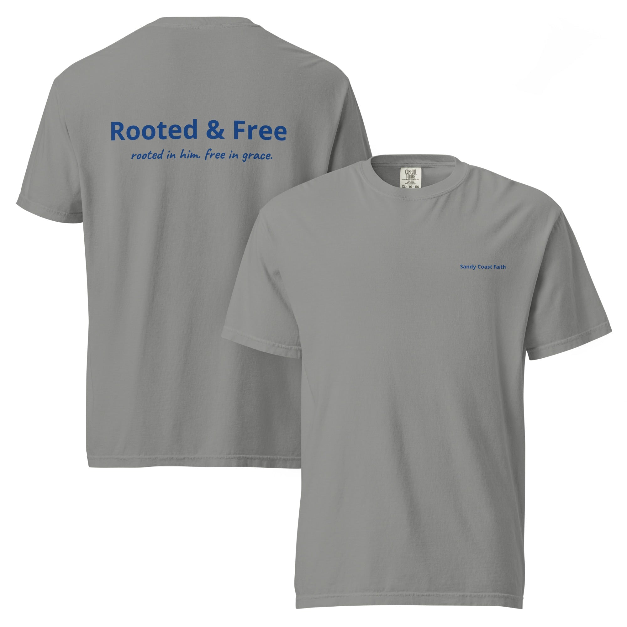 Rooted and Free Tee - Sandy Coast Faith