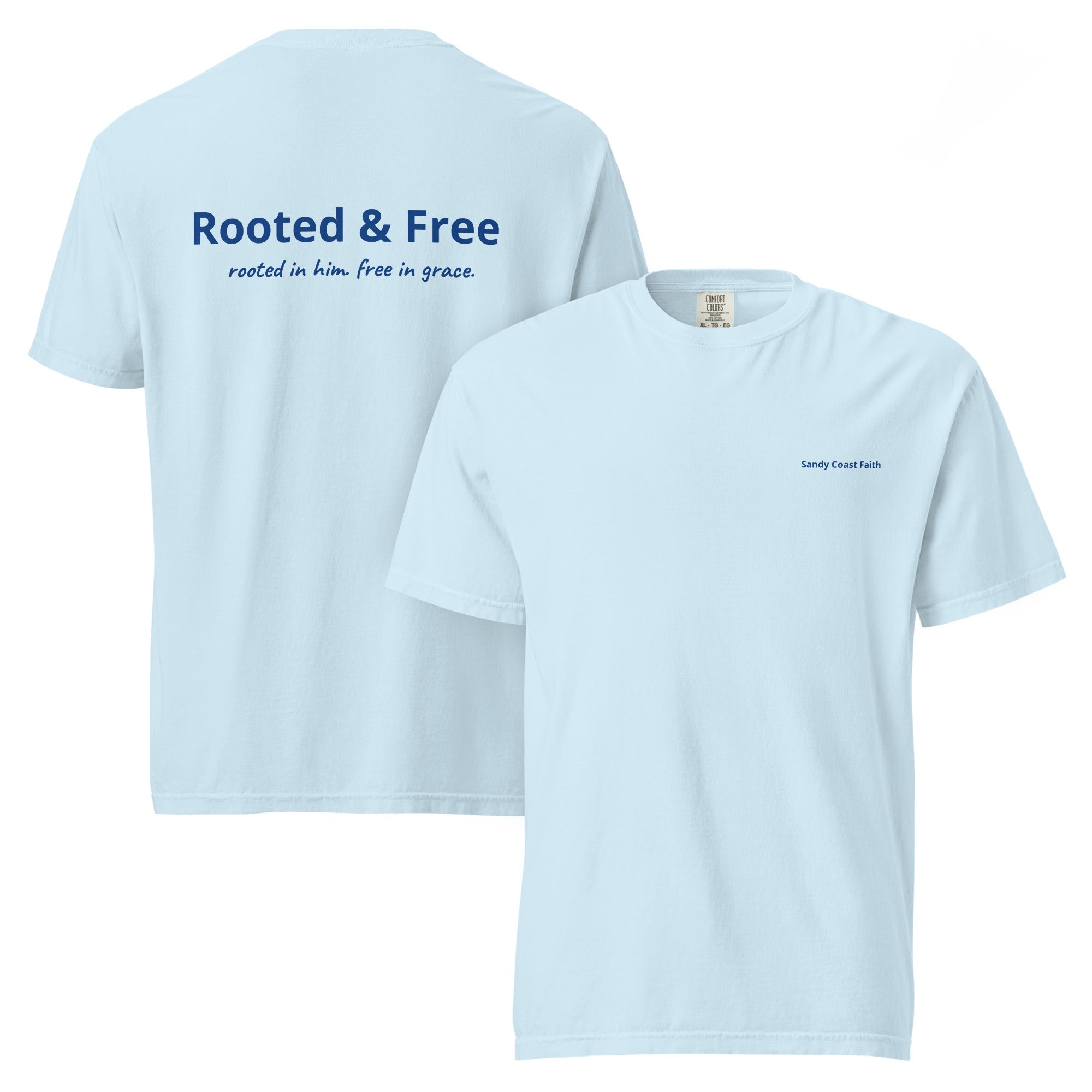 Rooted and Free Tee - Sandy Coast Faith