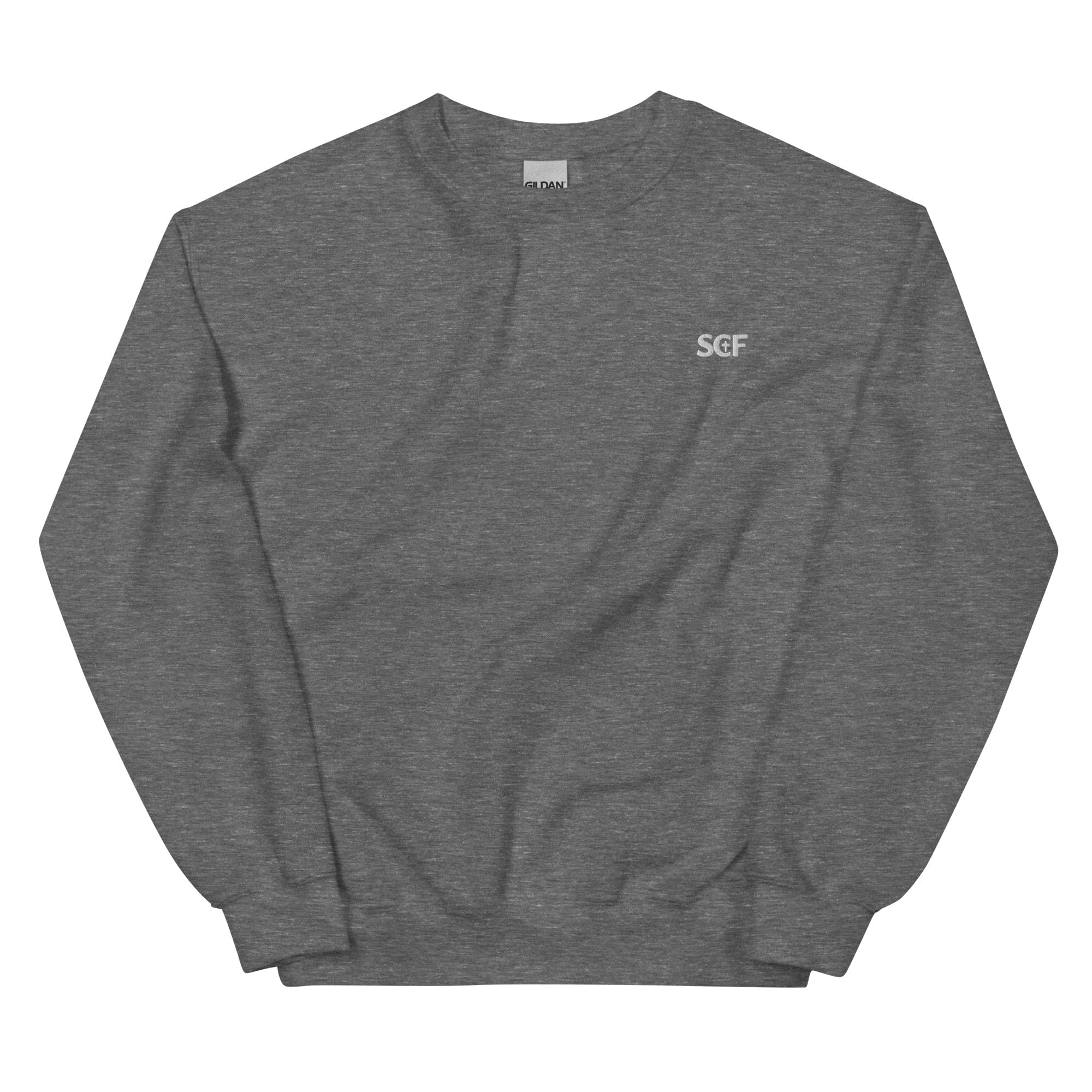 SCF Embroidered Crewneck Sweatshirt - Sandy Coast Faith