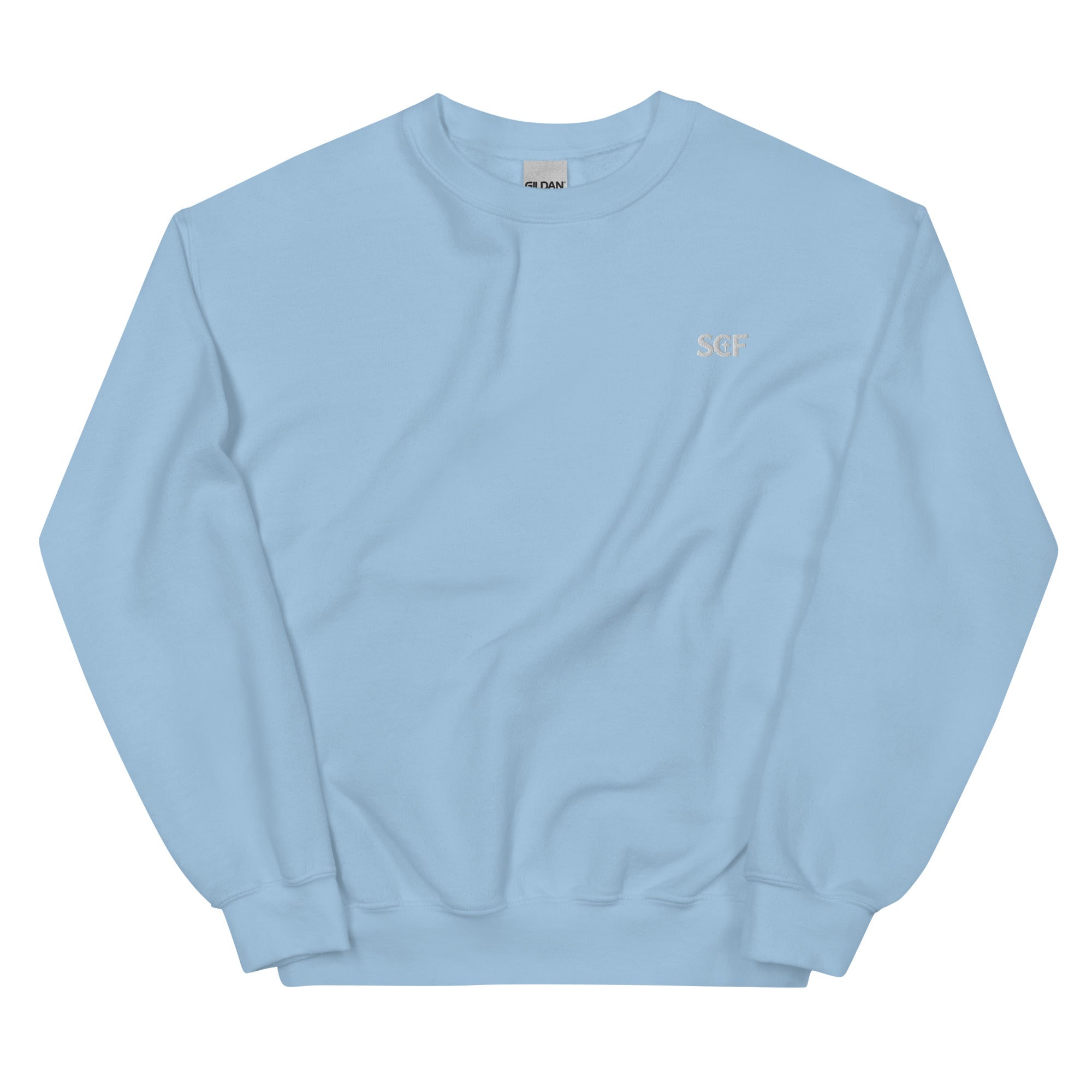 SCF Embroidered Crewneck Sweatshirt - Sandy Coast Faith