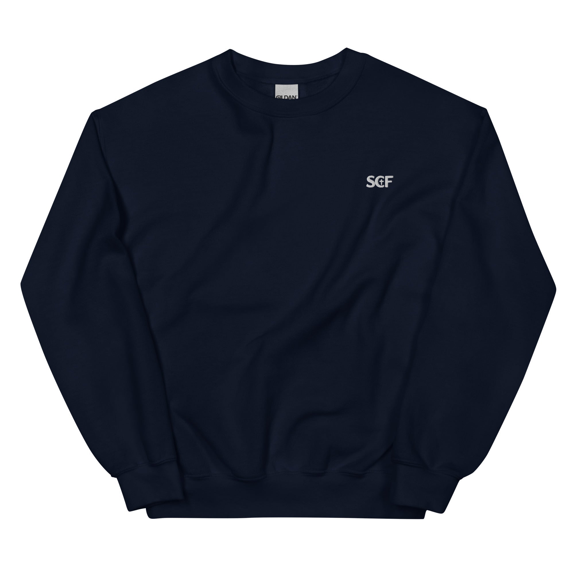 SCF Embroidered Crewneck Sweatshirt - Sandy Coast Faith