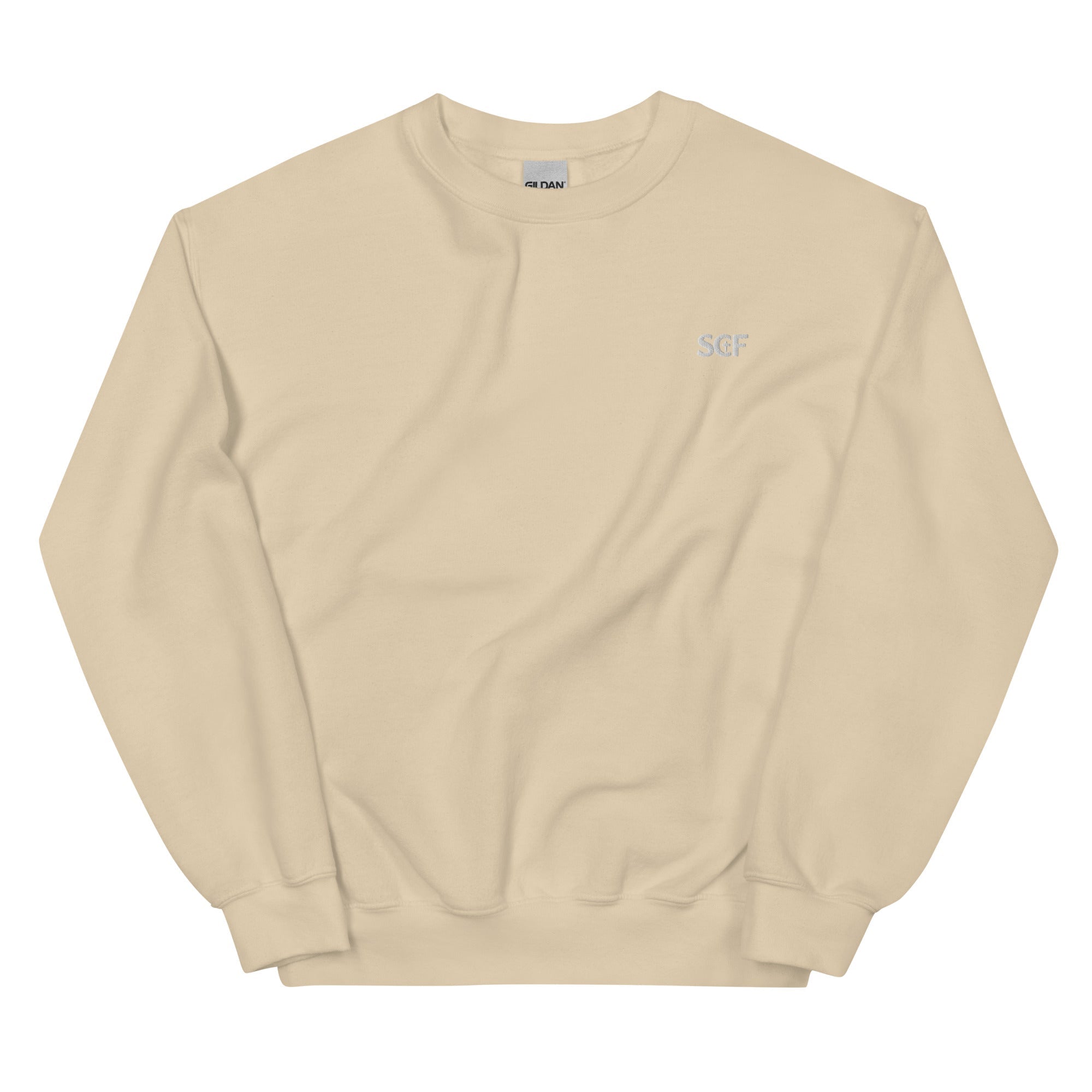 SCF Embroidered Crewneck Sweatshirt - Sandy Coast Faith