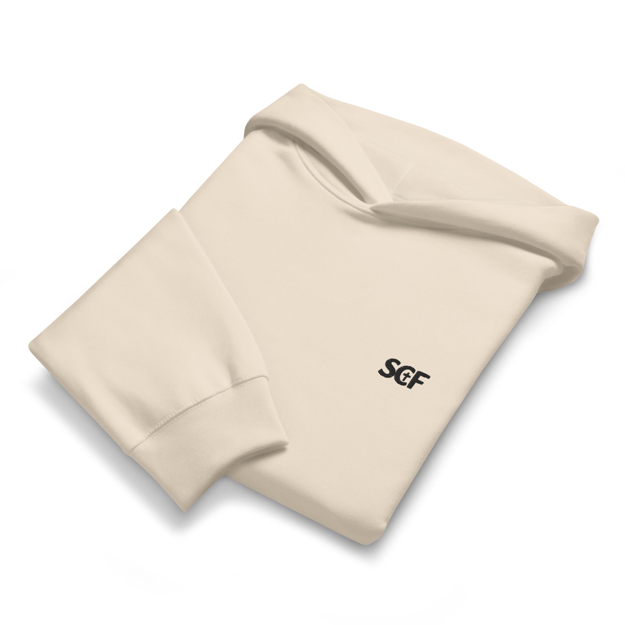 SCF Embroidered Hoodie - Sandy Coast Faith