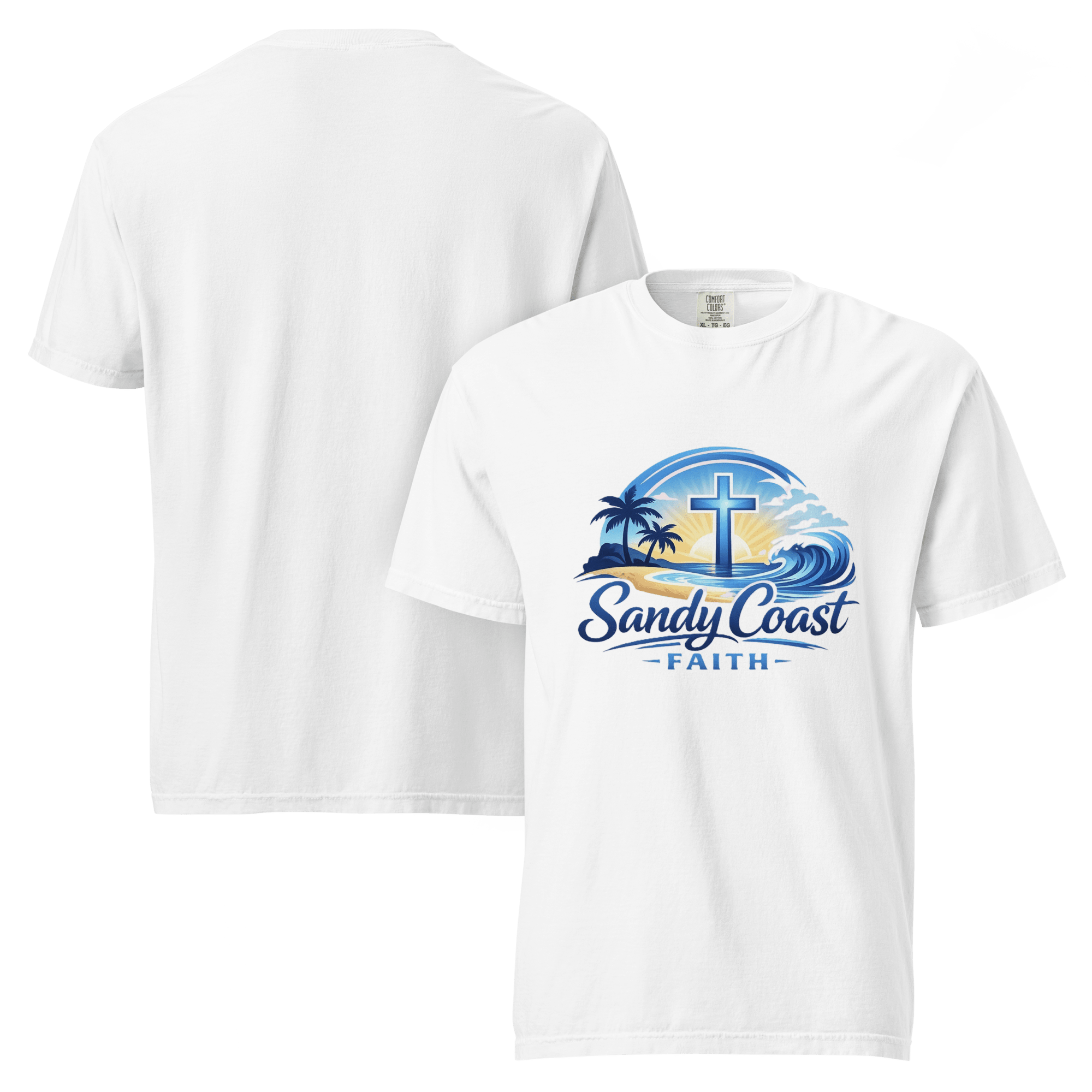 Sunset Graphic Tee - Sandy Coast Faith