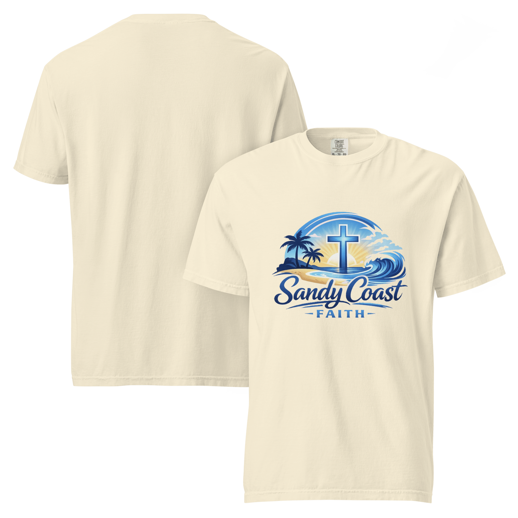 Sunset Graphic Tee - Sandy Coast Faith