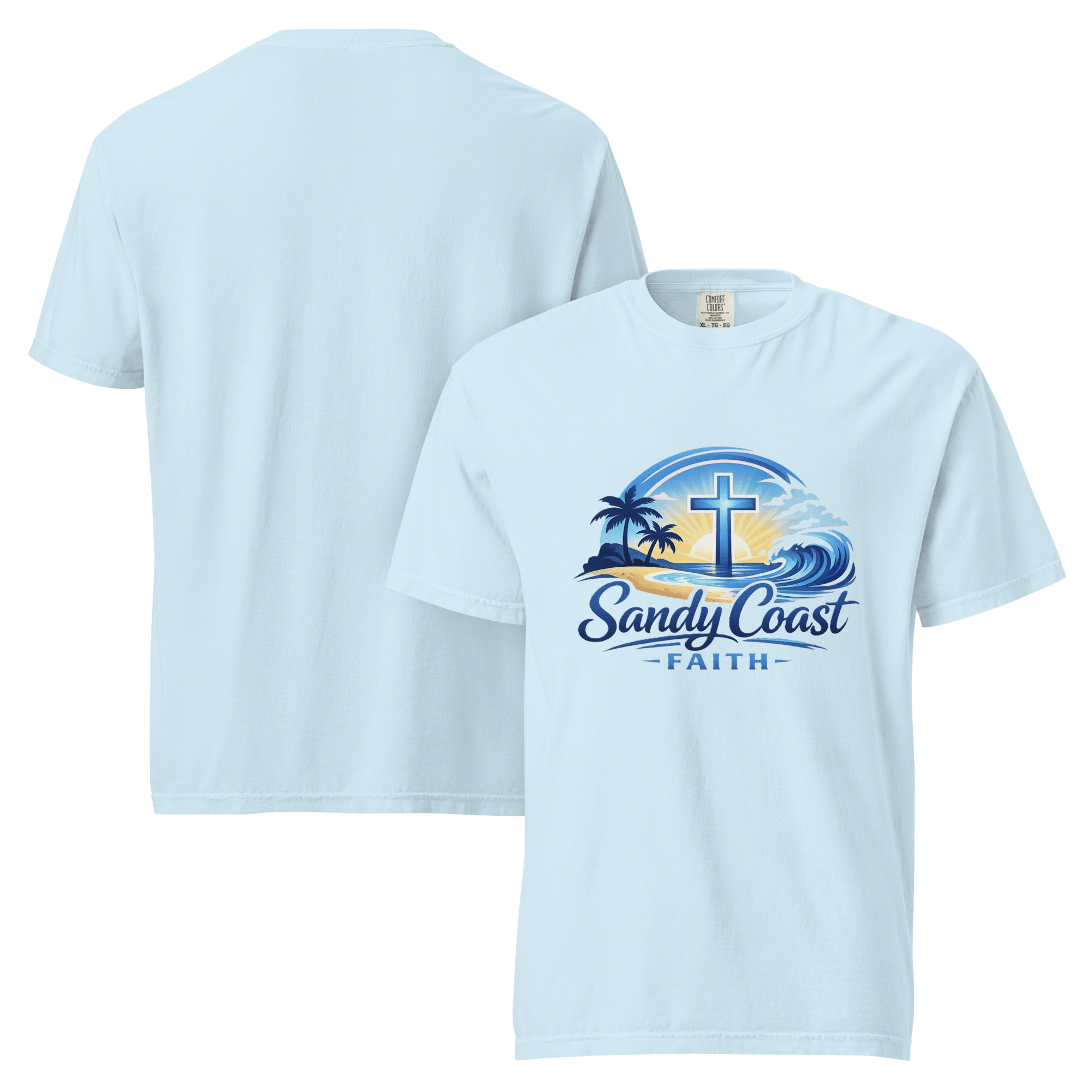 Sunset Graphic Tee - Sandy Coast Faith