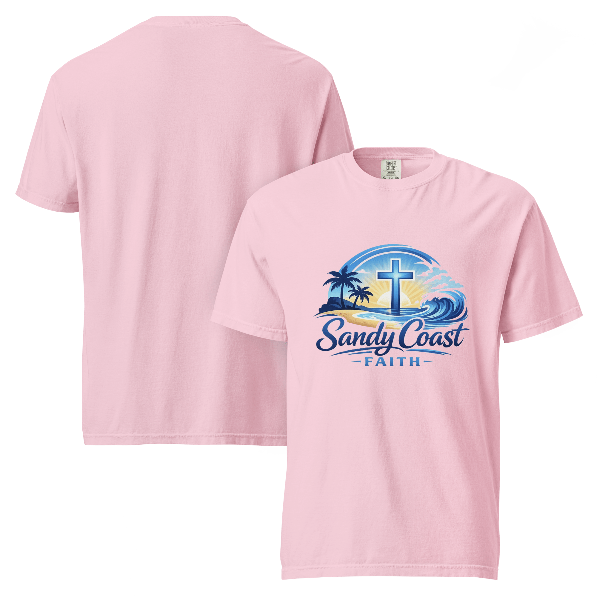 Sunset Graphic Tee - Sandy Coast Faith