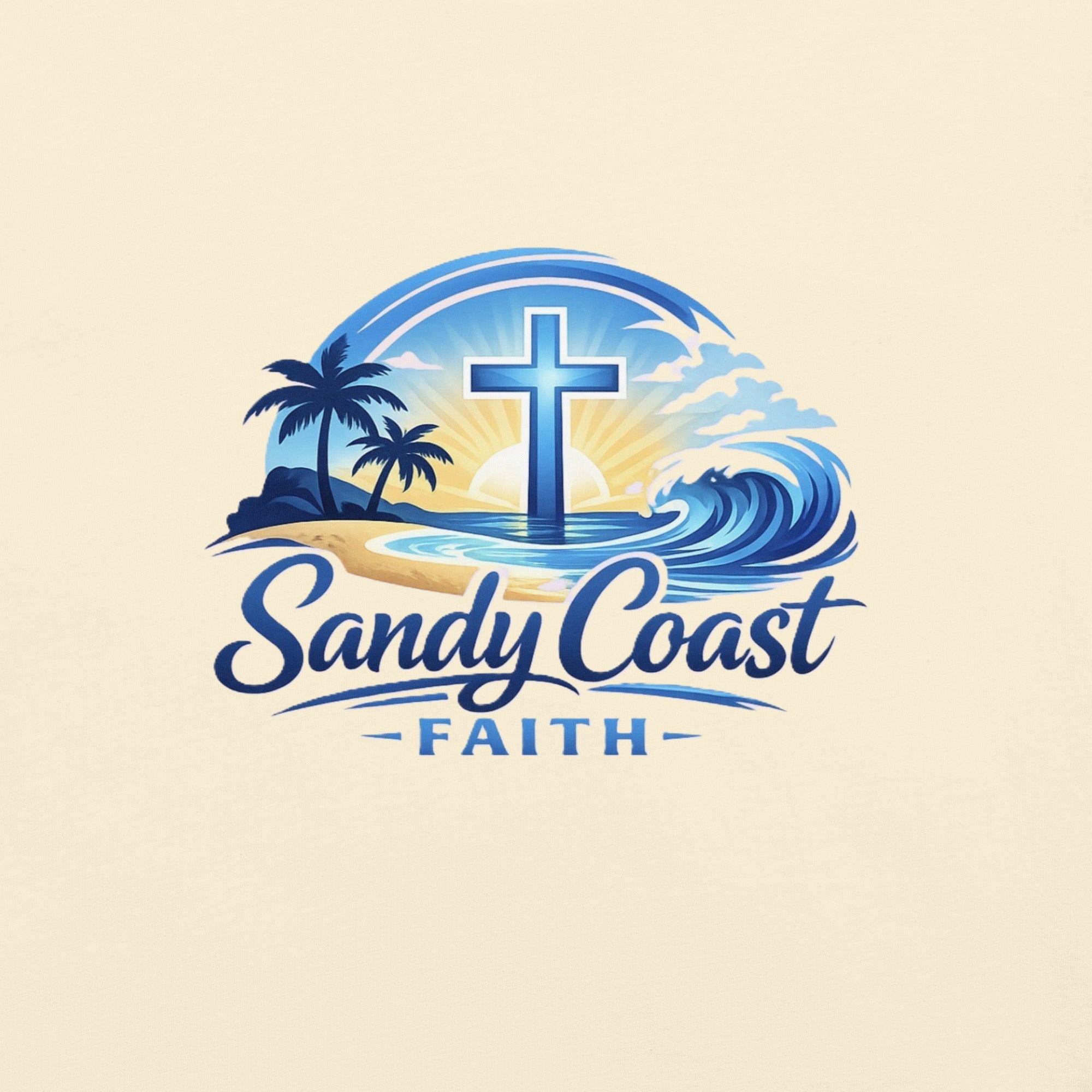 Women's Sunset Graphic Tee - Sandy Coast Faith