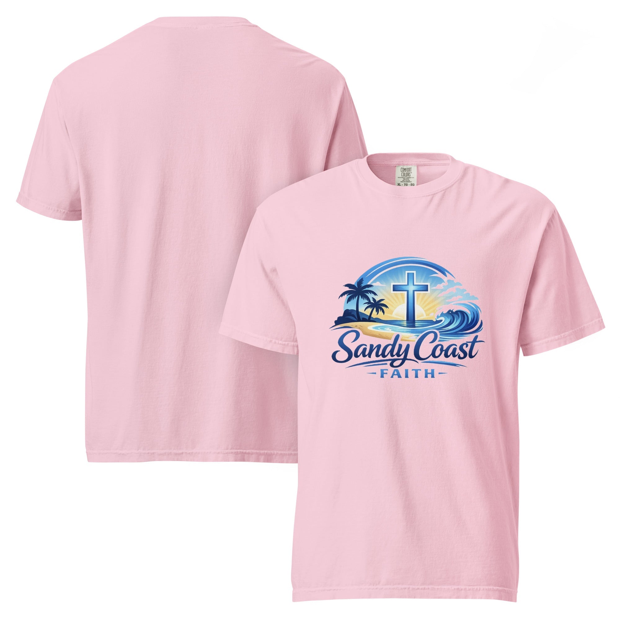 Women's Sunset Graphic Tee - Sandy Coast Faith